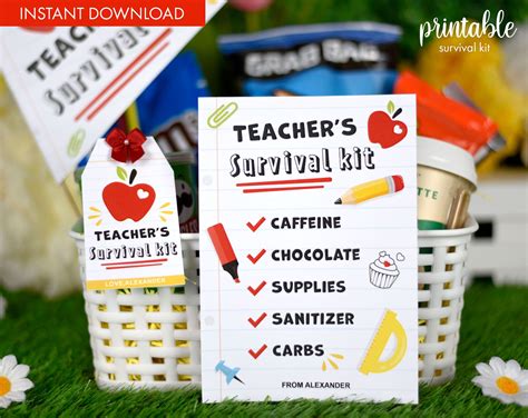 A Nod to the Grown-Ups: Parent's Survival Kit Printables
