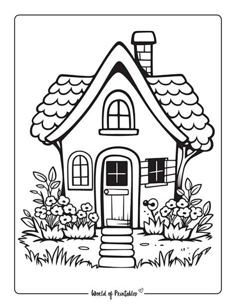 A World of Homes: Diverse House Color Pages Printable Categories
