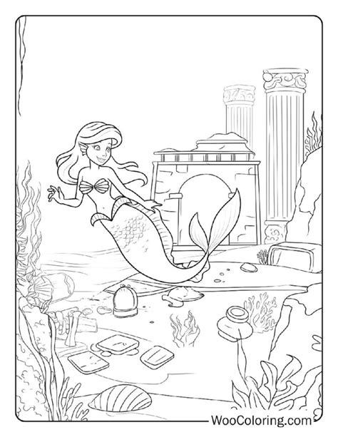 Action-Packed & Adventurous Mermaid Free Printable Coloring Pages