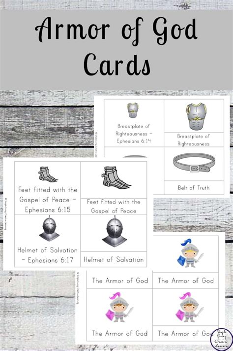 Actionable Printables: Living Out the Armor Daily