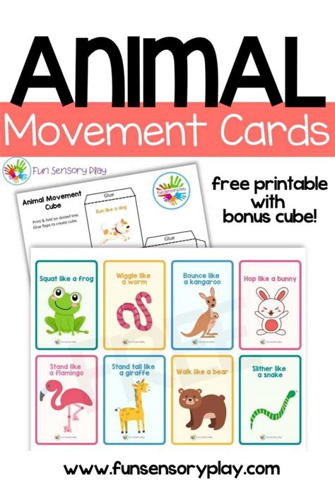 Active Play & Movement Challenge Printables