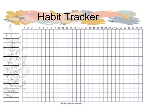 Advanced & Reflective Habit Tracker Printables
