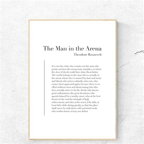 Aesthetics and Design: Crafting Your Perfect "Printable Man in the Arena"