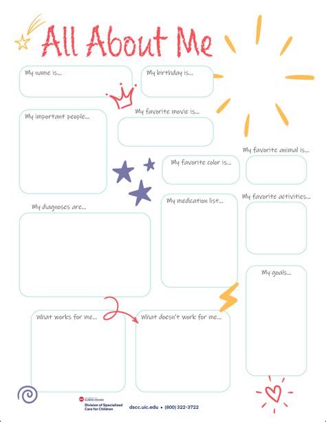 "All About Me" Pages: Interviewing Their Inner Rockstar