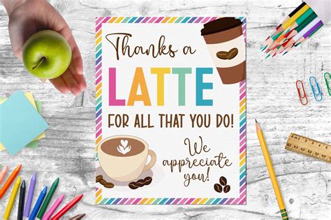 Appreciation Brews: "Thanks a Latte" for Educators & School Staff