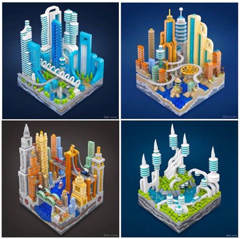 Architectural Wonders & LEGO Cityscapes: Building Imagination Brick by Brick