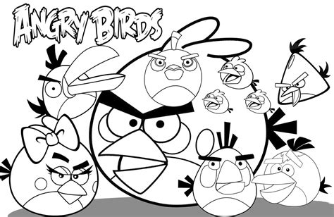 Unleash Creativity: Your Ultimate Guide to Free Angry Birds Printable Coloring Pages!