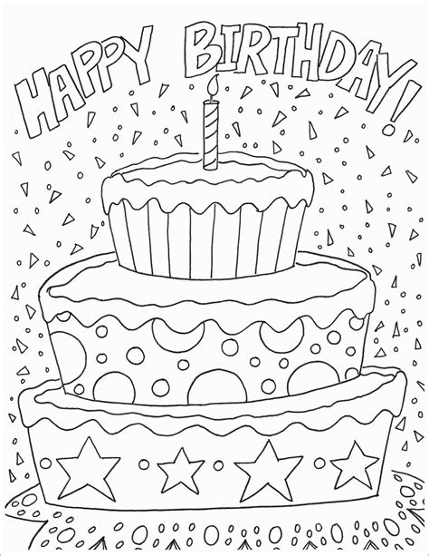 Unleash Your Inner Artist: Crafting Joy with Printable Coloring Birthday Cards