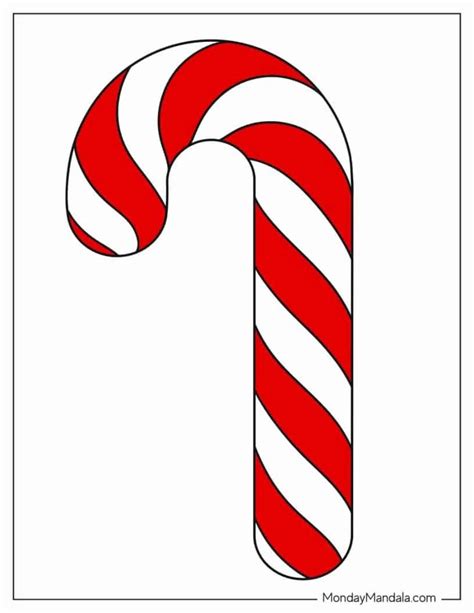 Sweet & Simple: Your Go-To Guide for Every Candy Cane Template Printable!