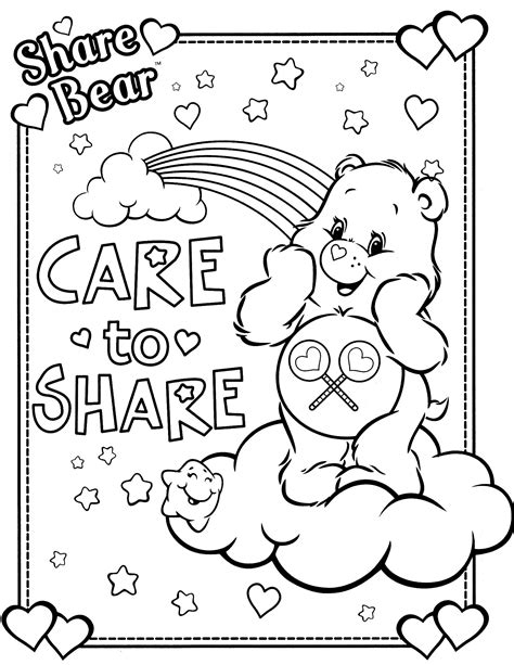 Bring the Sunshine! Unlock a World of Joy with Free Care Bear Printables
