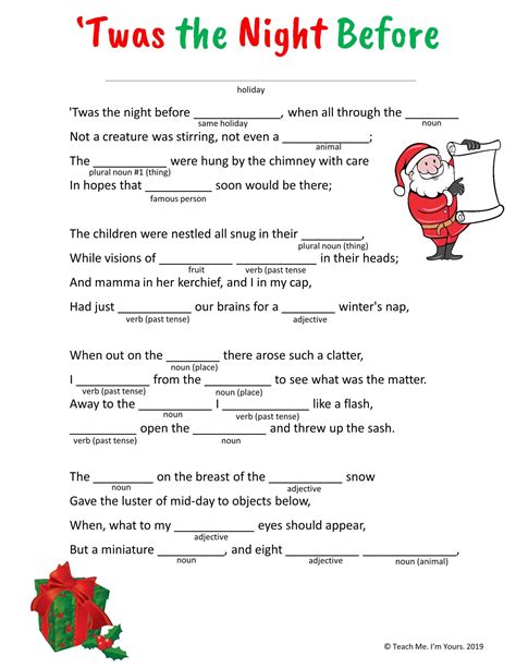 Unleash Holiday Hilarity: Your Ultimate Guide to "Christmas Mad Libs Printable" Fun!