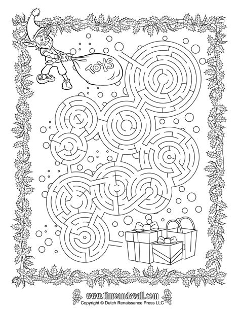 Unraveling Holiday Fun: Your Ultimate Guide to Finding the Best Christmas Maze Printables