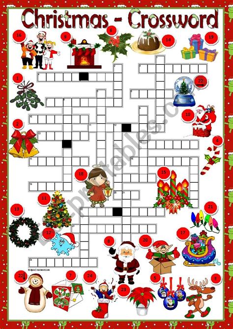 Unlock Holiday Cheer: Your Ultimate Guide to Engaging Christmas Printable Crosswords