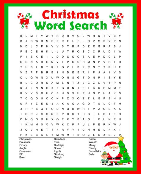 Unwrap the Fun! Your Ultimate Guide to Finding the Perfect Christmas Word Search Free Printable PDF