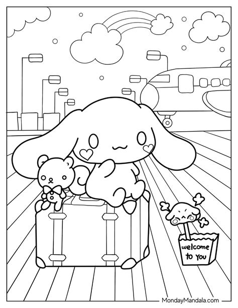 Unleash the Cuteness: Your Ultimate Guide to Cinnamoroll Coloring Pages Printable!