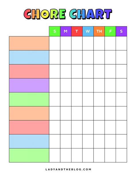 The Ultimate Cleaning Chart Printable: Your Stress-Free Path to a Tidy Home