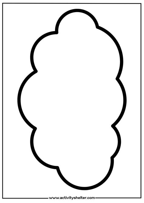 Your Sky's the Limit! Unleashing Creativity with the Perfect Cloud Template Printable