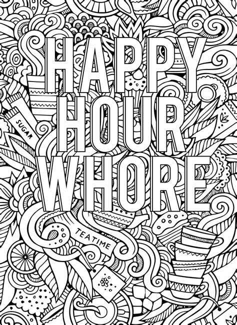 The Ultimate Guide to Cuss Word Coloring Pages Printable: Unwind, Express, and Embrace Your Inner Rebel