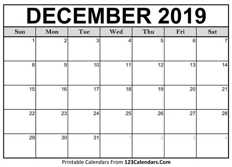 Unlocking the Past: Your Comprehensive Guide to the Dec 2019 Calendar Printable and Its Unexpected Value
