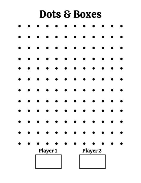 Unbox the Fun: Your Ultimate Guide to "Dots and Boxes Game Printable" Goodness!