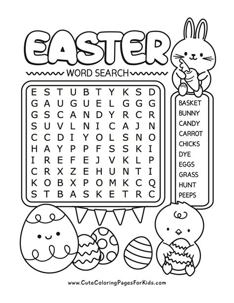 Hop Into Fun! Your Ultimate Guide to the Best Easter Word Search Printables