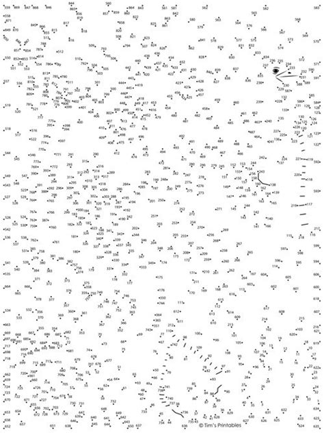 Beyond the Basics: Unveiling the World of Extreme Connect the Dots Printables