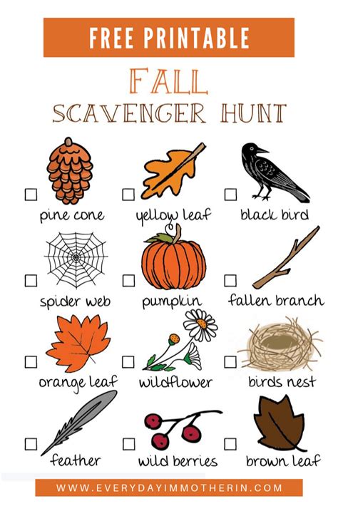 Your Ultimate Guide to a Memorable Fall Scavenger Hunt (Plus a Free Printable!)