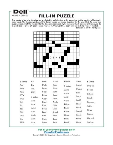 Unlock Your Brainpower: Your Ultimate Guide to Fill-It-In Puzzles Printable Fun!