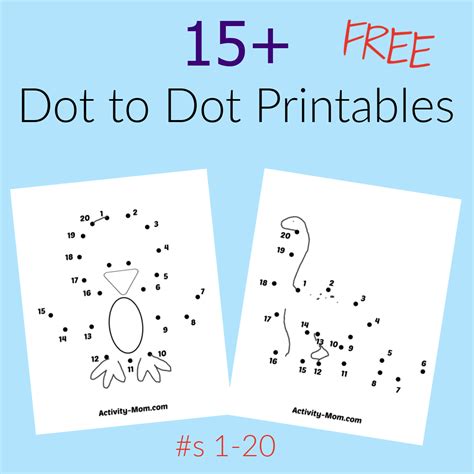 Unleash Creativity and Learning: Your Ultimate Guide to Free Dot to Dot Printables for Every Age!