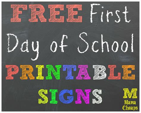 Your Go-To Guide for Free First Day of School Printables: Make Memories, Not Meltdowns!