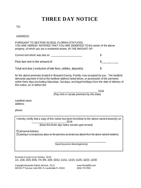 The Ultimate Guide to Your Free Printable 3-Day Notice Form: Navigating Landlord-Tenant Waters with Confidence