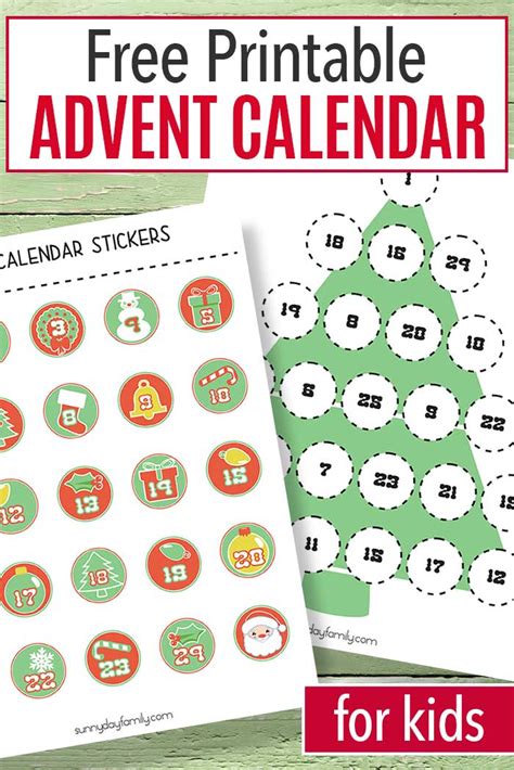 The Ultimate Guide to Free Printable Advent Calendars: Crafting Joy, One Door at a Time!