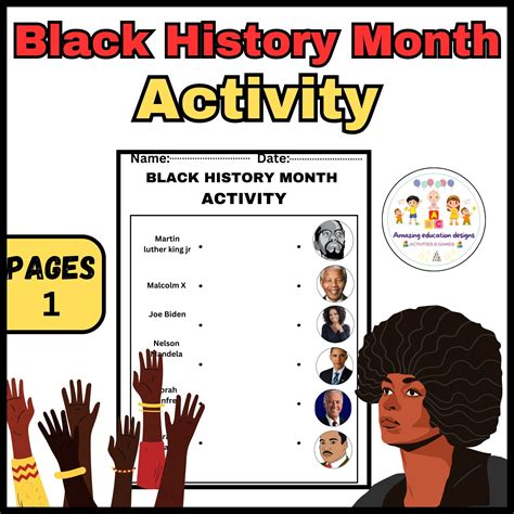 The Ultimate Guide to Free Printable Black History Worksheets PDF: Empowering Education Year-Round