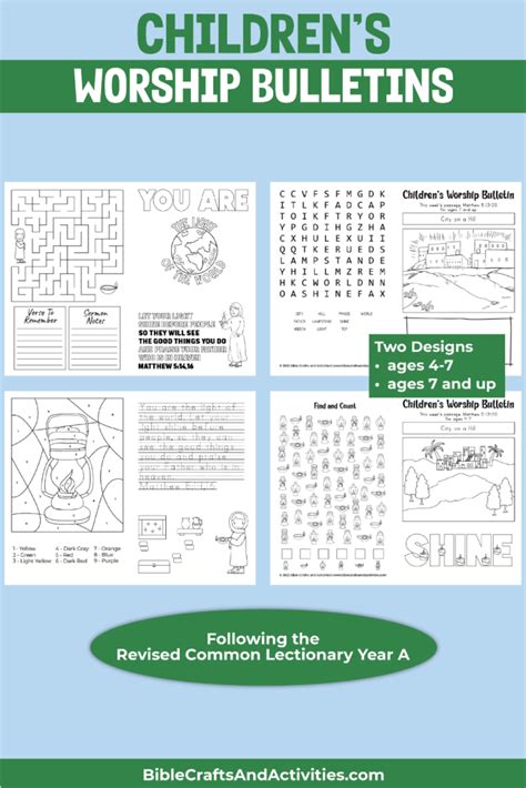The Ultimate Guide to Free Printable Children's Worship Bulletins: Engaging Little Hearts in Big Ways