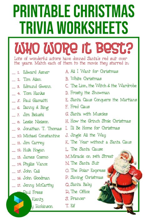 The Ultimate Guide to Free Printable Christmas Trivia for a Jolly Good Time!