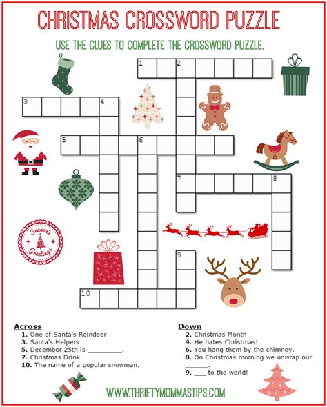 Unwrap the Joy: Your Go-To Guide for Free Printable Christmas Word Puzzles!
