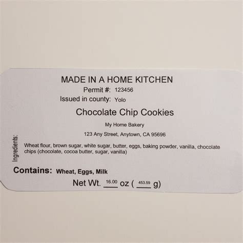 Your Ultimate Guide to Free Printable Cottage Food Label Templates