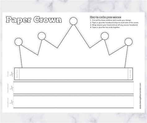 Crown Yourself! Your Ultimate Guide to Free Printable Crown Templates