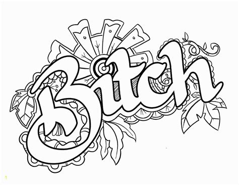 Unleash Your Inner Rebel: Discover the Best Free Printable Cuss Word Coloring Pages for Stress Relief