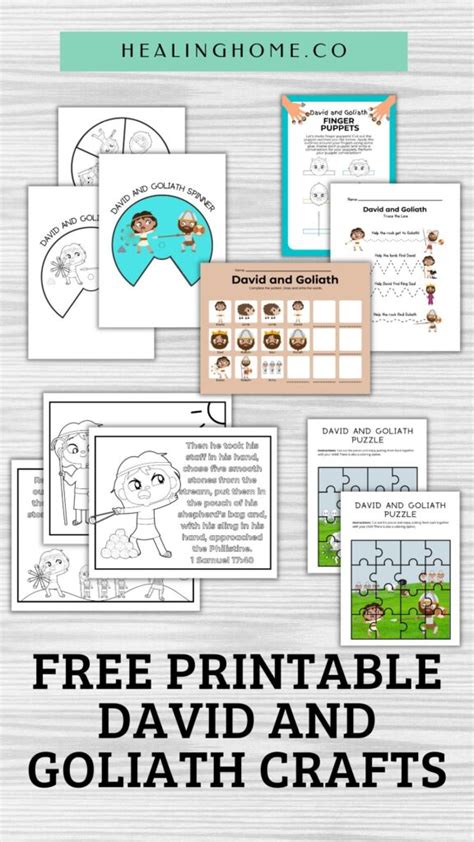 The Ultimate Guide to Free Printable David and Goliath Crafts: Unleash Courage and Creativity!