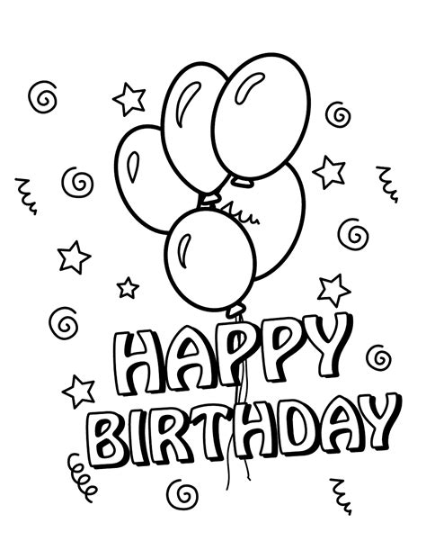 Unlock Joy! Your Ultimate Guide to Free Printable Happy Birthday Coloring Pages