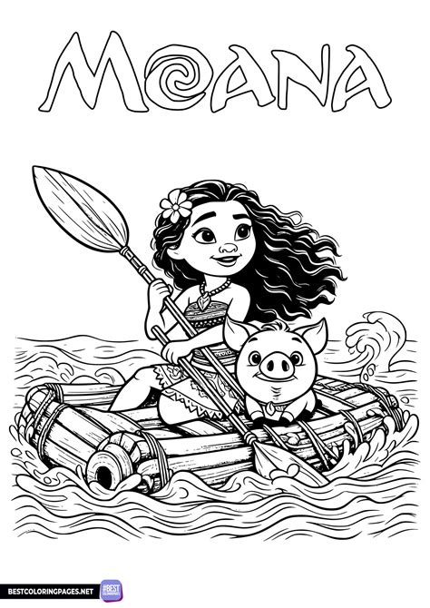 Dive Into Adventure: Your Ultimate Guide to Free Printable Moana Coloring Pages!