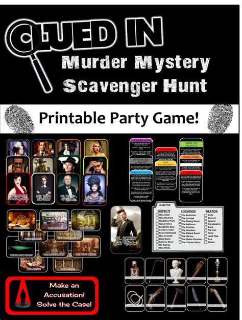 Unlock the Fun: Your Ultimate Guide to Free Printable Mystery Games (PDFs Galore!)