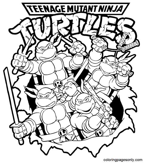 Unleash the Hero Within: Your Ultimate Guide to Free Printable Ninja Turtle Coloring Pages!
