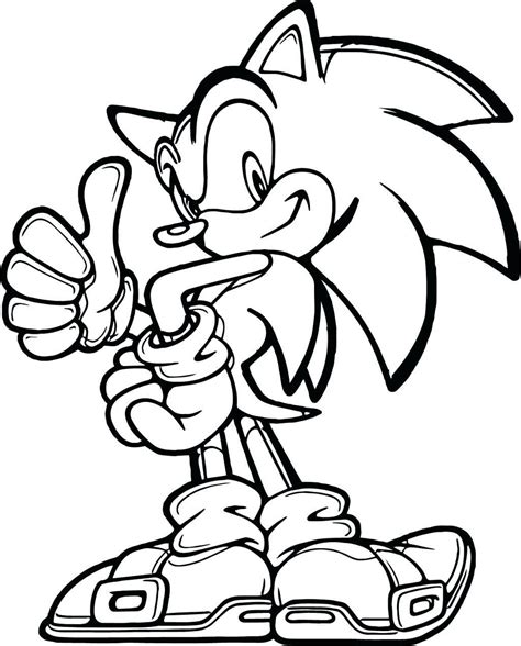 Power Up Your Crayons: Unleash the Fun with Free Printable Sonic Colouring Pages!