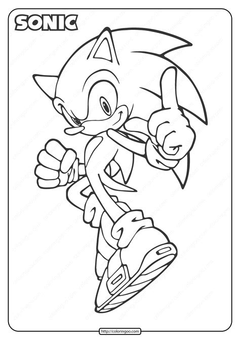 Zoom Into Fun: Your Ultimate Guide to Free Printable Sonic Hedgehog Coloring Pages!