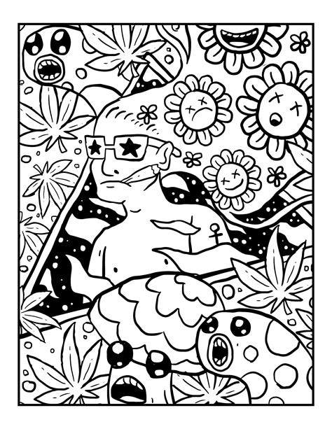The Ultimate Guide to Free Printable Stoner Coloring Pages: Unleash Your Creativity & Chill Out!