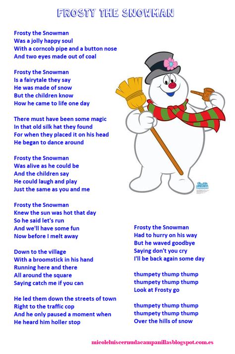 The Ultimate Guide to Frosty the Snowman Lyrics Printable: Your Passport to Holiday Magic!