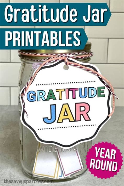 The Ultimate Guide to Your Gratitude Jar Printable: Cultivating Joy, One Note at a Time