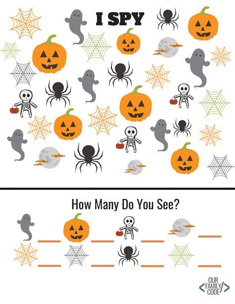 Halloween Activity Sheets Free Printable
